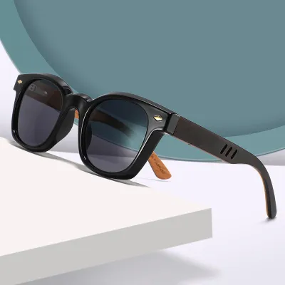 RETRO POLARIZED WOODEN FEET SUNGLASS GB-1594